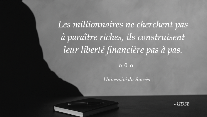 UDSB - L'état d'esprit millionnaire